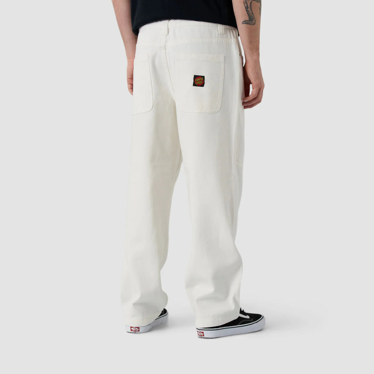 Classic Label Panel Jeans Optic