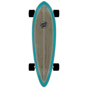 33.0" Cabana Dot Santa Cruz Pintail Longboard Complete