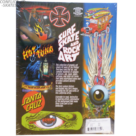 Surf, Skate & Rock Art Of Jim Philips Skateboard Book (Softcover)