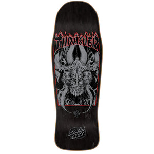 10.34" X Thrasher Winkowski Primeval Shaped Black Skateboard Deck