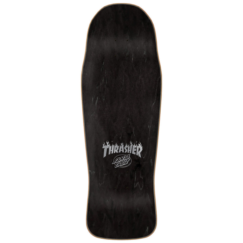 10.34" X Thrasher Winkowski Primeval Shaped Black Skateboard Deck