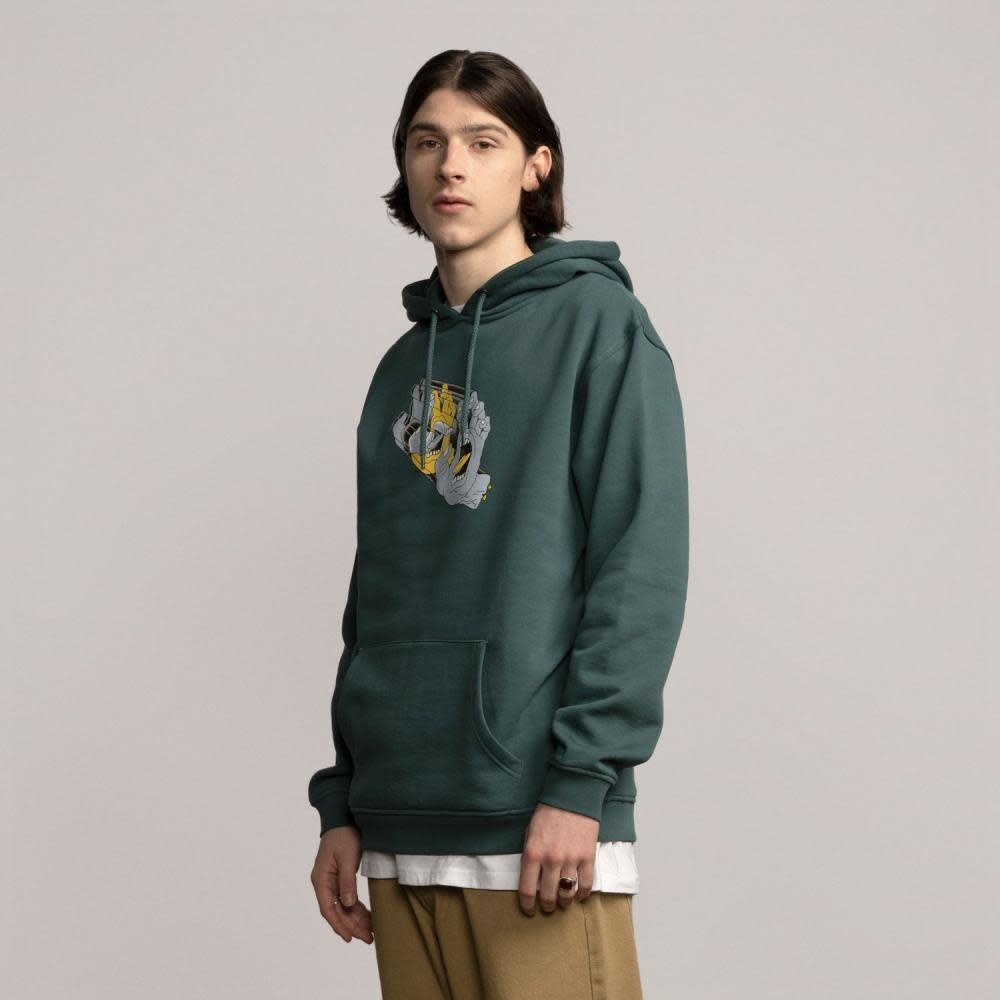 Dissect Hand Front black Skate Hoodie 2024