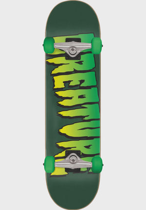 Creature Logo Full Green Skateboard Complete