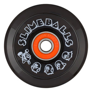 60mm 78A Pac Man Light Ups OG Clear Black Cruiser Wheels