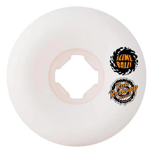 54mm 95a Roskopp Face Two Reissue White Skateboard Wheels