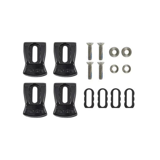 Binding Clamp Wakeboard Hardware Set (4 Clamps, 4 Screws, 4 Washers, 4 Nylon Washers)