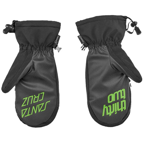 X Santa Cruz Corp Black/Green Snowboard Mitt 2024