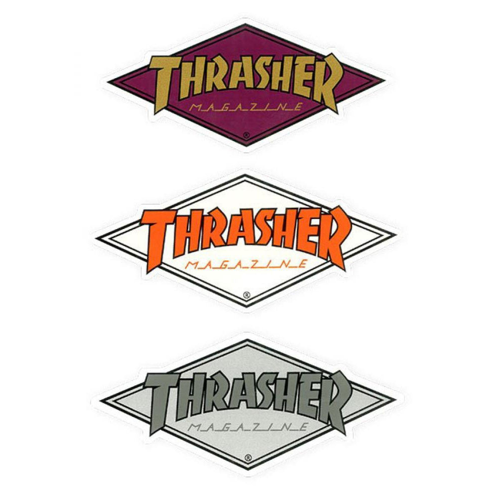2" Diamond Logo Skateboard Sticker (3-Pack)