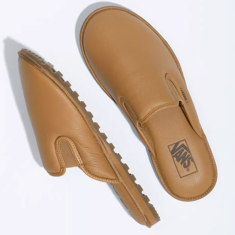 Snow Leather Brown Mountain Mule