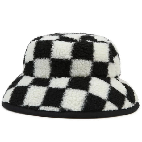 Winterest Black/White Fleece Bucket Hat