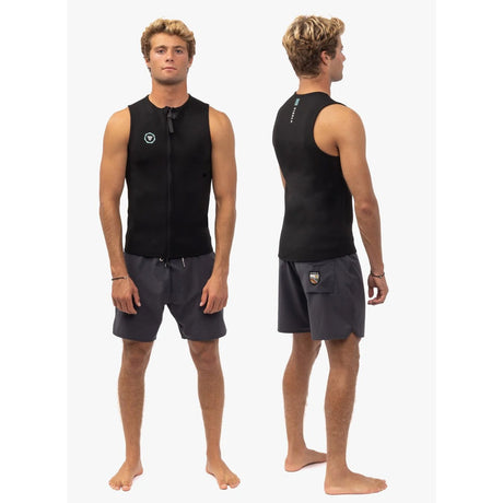 7 Seas 2mm Black Front Zip Vest