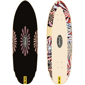 X Pukas 33" Flame Surfskate Deck