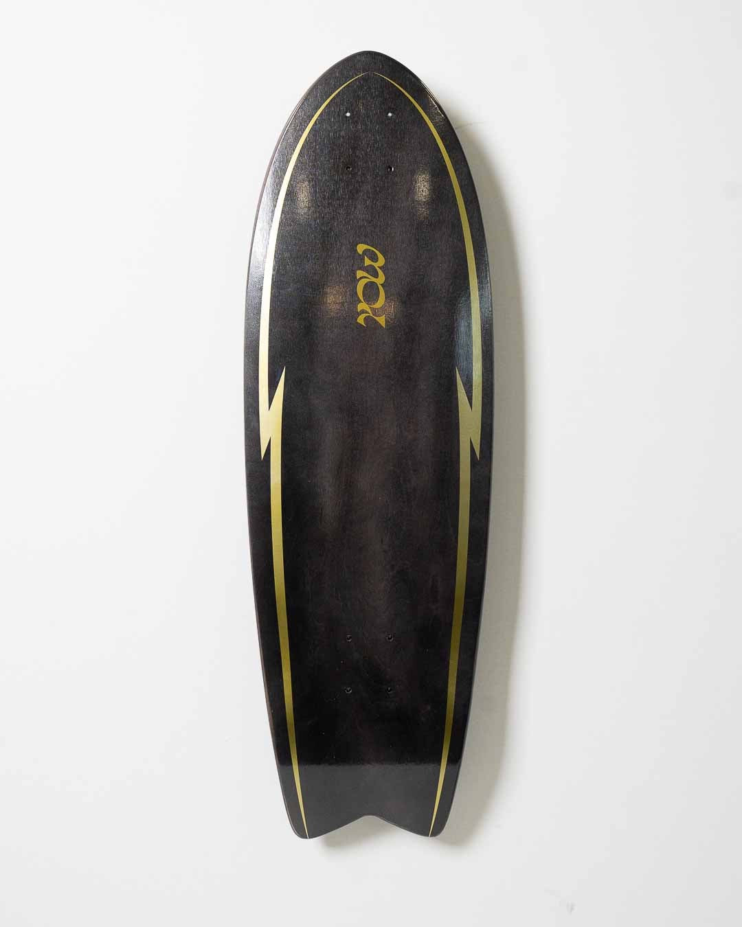 32" Pipe Black Surfskate Deck