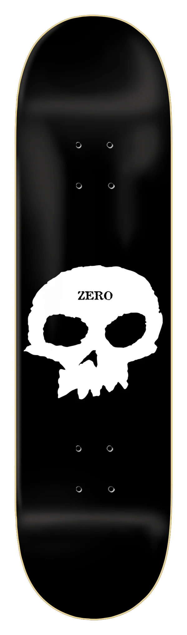 Single Skull Skateboard Deck